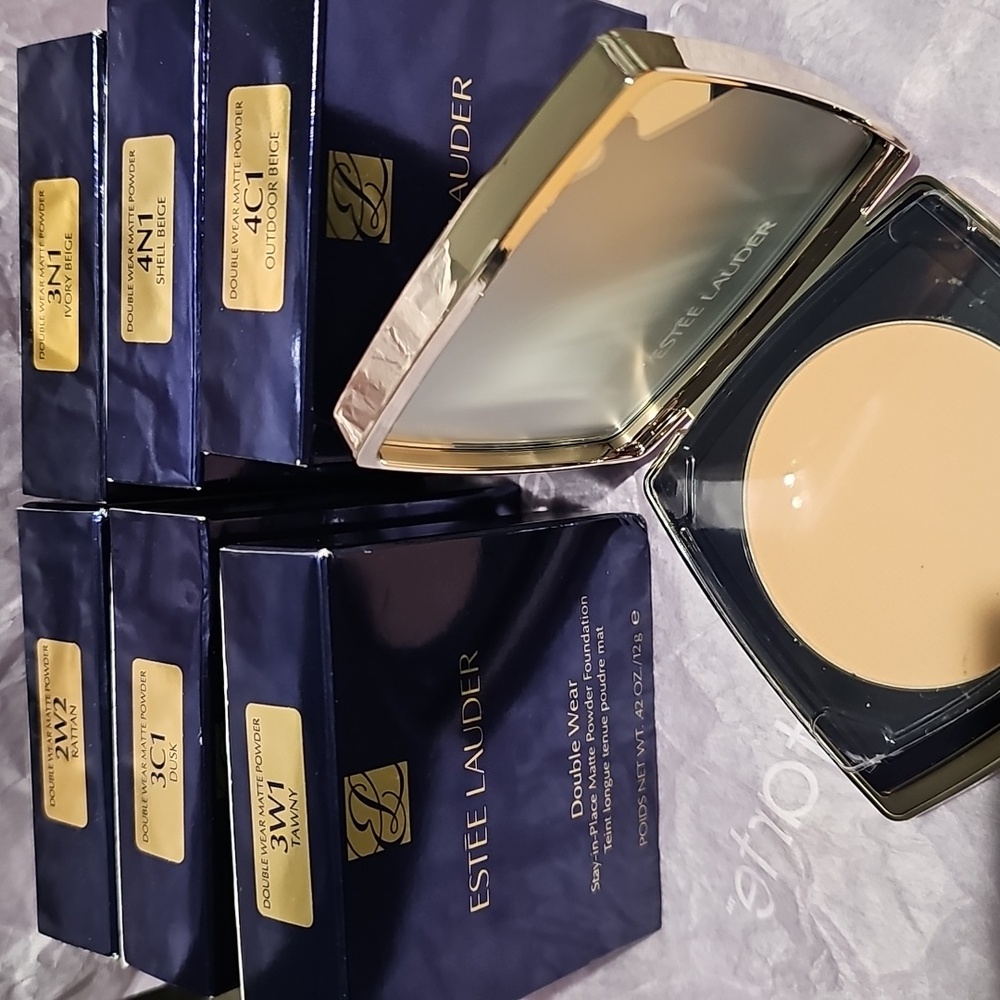 2x Estee Lauder Double Wear Stay In Place Matte Powder Foundation